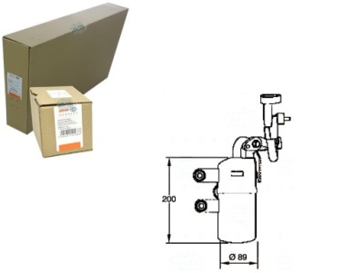 Осушитель кондиционера behr hella 30738666 31332649 фото №1