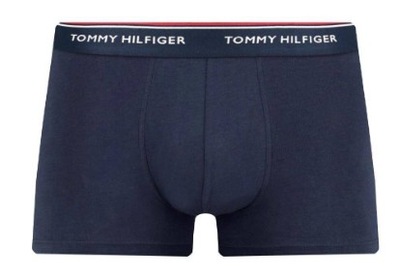 TOMMY HILFIGER BOKSERKI GRANATOWE LOGO XL 1SPD