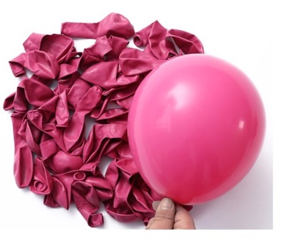 Balony różowe Fuksja ciemny różowy 5 cali do Girlandy Balonowej Baloniki