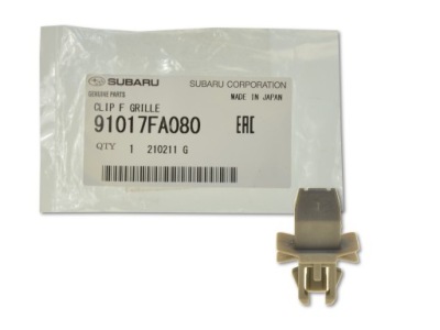 Кліпса кронштейн решітка 91017fa080 оригінал subaru фото №1