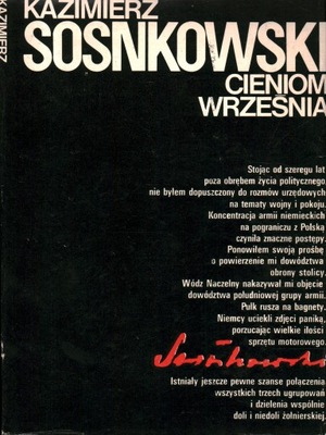 CIENIOM WRZEŚNIA - KAZIMIERZ SOSNKOWSKI