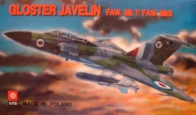 Plastyk S008 Gloster Javelin FAW.MK7/FAW.MK9 1:72