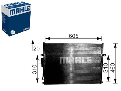 CONDENSADOR DE ACONDICIONADOR JEEP CHEROKEE GRAND CHEROKEE I GRAND CHEROKEE  