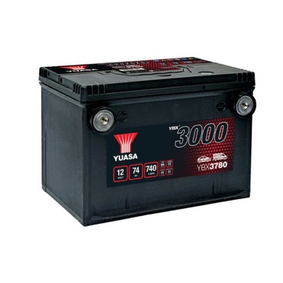 АКУМУЛЯТОР YUASA 12V 74AH 740A L+ YBX3780