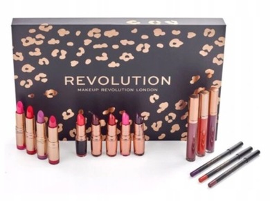 MAKEUP REVOLUTION Lip Revolution Reds Zestaw Kosmetyków Do Ust