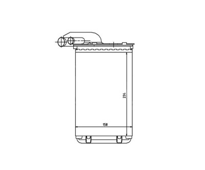 Отопитель renault clio 90- 7701033457 nowa фото №1
