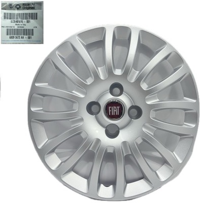 KOŁPAK 15" FIAT GRANDE PUNTO EVO ORYGINAŁ 735481016 FCA OE SREBRNY