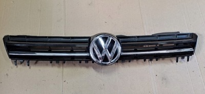 Накладка решітка хром решітка радіатора golf vii 5g0853653 фото №1