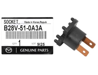 Цоколь разъём лампочка h7 b28v-51-0a3a оригинальный номер mazda фото №1