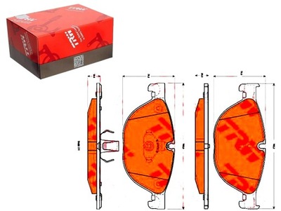 TRW SET PADS BRAKE 34116775318 341167 - milautoparts-fr.ukrlive.com