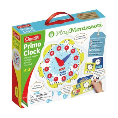Quercetti Play Montessori - Pierwszy zegar