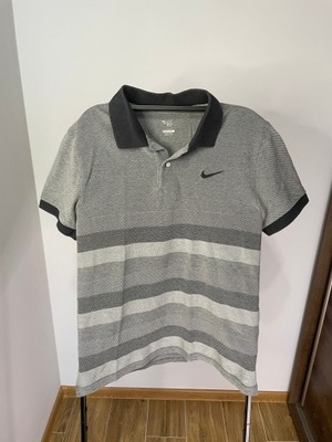 Koszulka polo Nike szara z logiem S