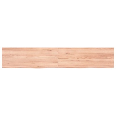 vidaXL Blat do łazienki, jasnobrązowy, 160x30x6 cm, lite drewno