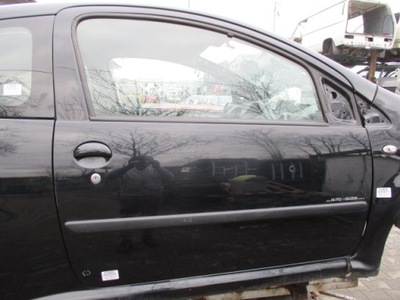 Citroen c1 3d дверь перед правое чёрные exz фото №1