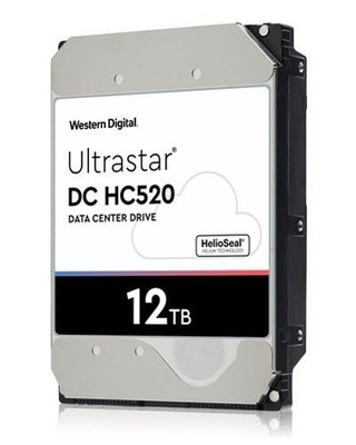 Dysk Western Digital Ultrastar DC HC520 He12 12TB 3,5" 7200 256MB SATA