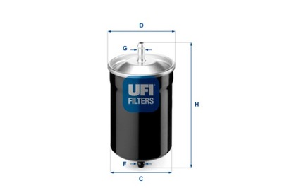 UFI ФІЛЬТР ПАЛИВА MERCEDES VITO 113 114 2.0 UFI