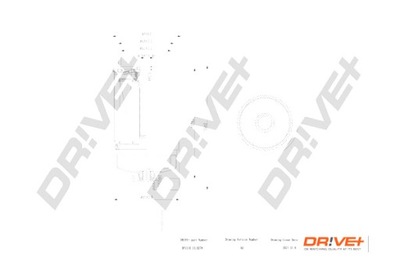 DRIVE+ FILTRO COMBUSTIBLES HYUNDAI DIESEL 1.5 05-10 A CCENT 3  