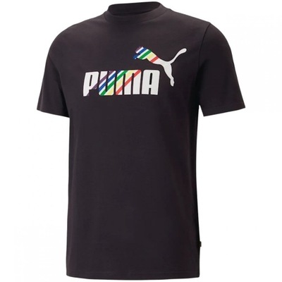 Puma t-shirt czarny Ess+ Love Is Love XL