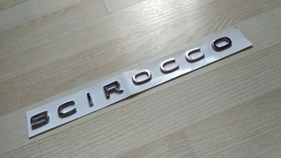 NUEVO INSCRIPCIÓN VW SCIROCCO CROMO  