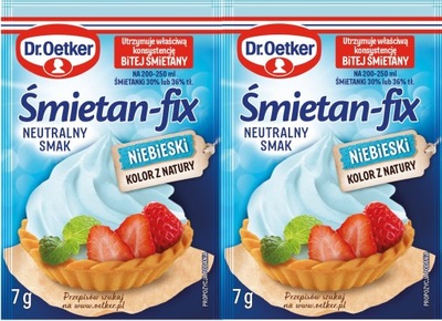 Dr. Oetker Śmietan-fix niebieski 2 x 7 g