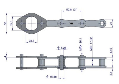 КОМПЛЕКТ РЕМОНТНЫЙ 216B-3PS+ ЗАЩЕЛКА БОЛЬШИЕ ZASTOSOWANIE PRASA ROLUJĄCA KRONE WA