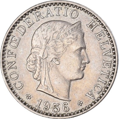 Moneta, Szwajcaria, 20 Rappen, 1956