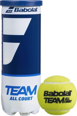 PIŁKI TENISA ZIEMNEGO BABOLAT TEAM ALL COURT 3 SZT