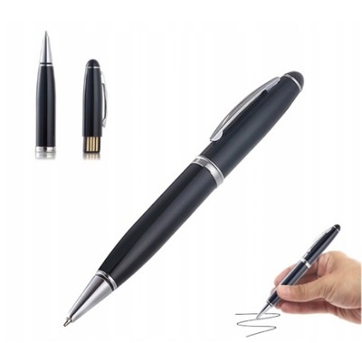 DŁUGOPIS SZPIEGOWSKI MINI DYKTAFON CYFROWY PODSŁUCH DYSKRETNY REJESTRATOR