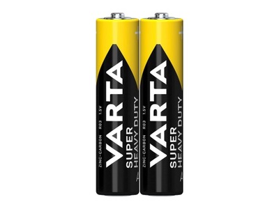 Baterie VARTA SUPERLIFE AAA R3 węglowo cynkowe x2