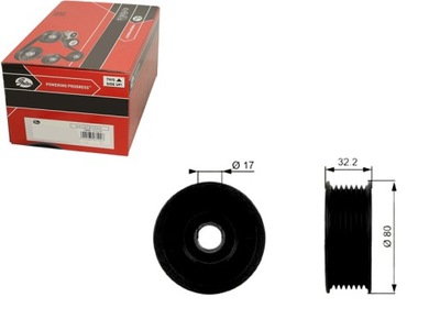 Ролик напрямна ремінь dodge ram 1500 honda accord фото №1