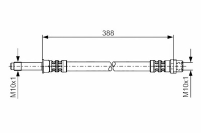 BOSCH LAIDAS STABDŽIŲ ELASTINGAS GAL. L/P MERCEDES SPRINTER 2-T B901 