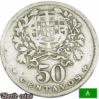 50 CENTAVOS 1929 PORTUGALIA