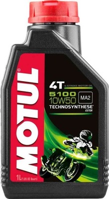 ALYVA : VARIKLIO MOTUL 4T 5100 SAE 10W50 SM JASO MA-2 POLSYNTETYCZNY 1L 