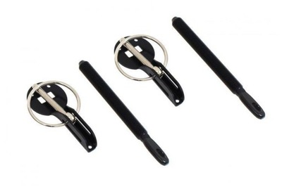 Заскочки капот slide black фото №1