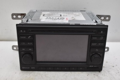Радио радиопроигрыватель cd aux navi 25915bh20a nissan micra k13 10-13 фото №1