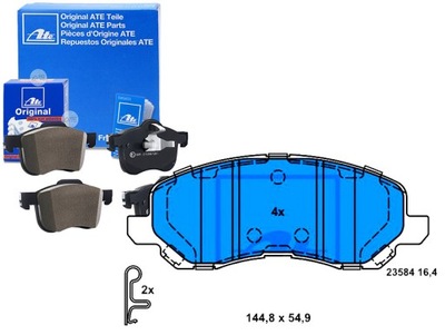 Ate гальмівні колодки гальмівні mitsubishi перед asx lancer o фото №1