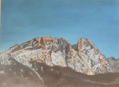 Obraz malowany "Giewont"