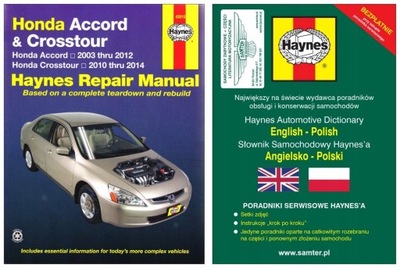 Honda Accord & Crosstour (2003-2014) instrukcja napraw Haynes +GRATIS 24h