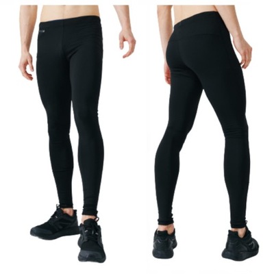 LEGGINSY MĘSKIE Run Dry DO BIEGANIA JOGGINGU L