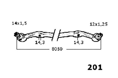 JAPANPARTS BARRA KIEROWNICZY JAPANPARTS 454503901  