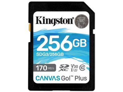 Karta pamięci KINGSTON Canvas Go! Plus SDXC 256GB