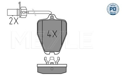 PADS HAM. VW P. A4 S4 QUATTRO 97-/A6 9  