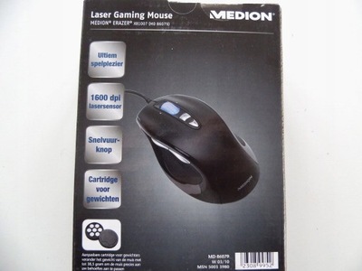 MEDION ERAZER X81007 mysz gamingowa LASER 1600DP