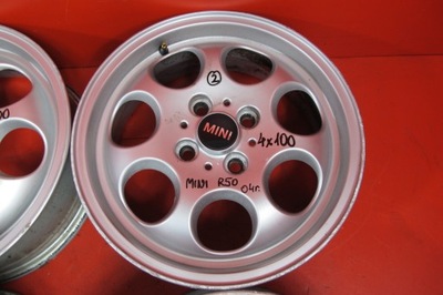 MINI ONE COOPER R50 R53 R56 LLANTA ALUMINIO 15'' 4X100 5.5J ET45 PLATEADA  