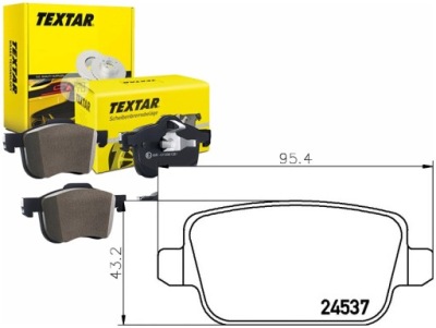 Гальмівні колодки гальмівні volvo s80 ii v70 iii xc70 ii land фото №1