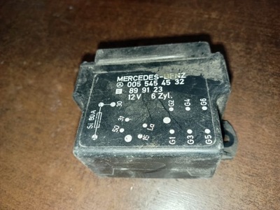 Реле свічка розжарювання mercedes w124 w126 a0055454532 aso org фото №1