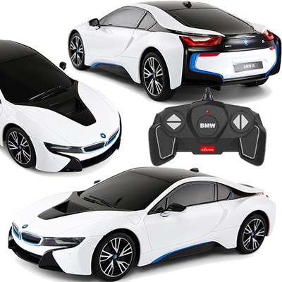 SAMOCHÓD STEROWANY RC 1/18 BMW i8 BIAŁY - RASTAR