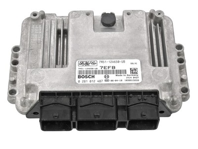 ECU C-MAX 1.6 TDCI 7M51-12A650-UB 0281012487 7EFB