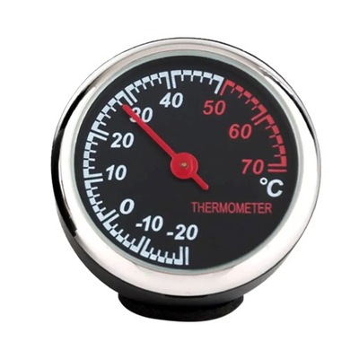 NUEVO ROUND SHAPE CAR AUTOMOBILE THERMOMETER BEAUTIFUL CAR INTERIOR DE~78785  