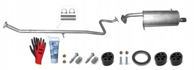 Mazda 2 1.3 2007-2015 труба+ гасник kpl.+gratisy фото №1